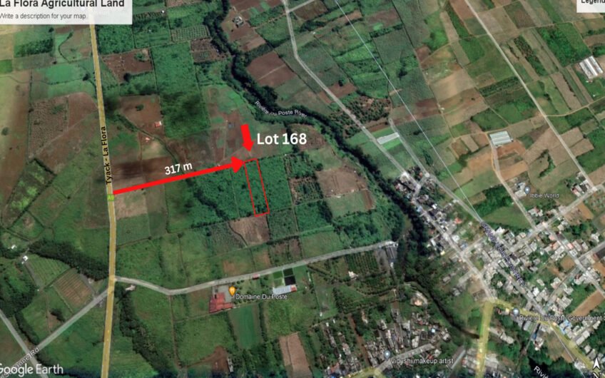 For sale agricultural land at Morcellement Agricole SIT at La Flora.