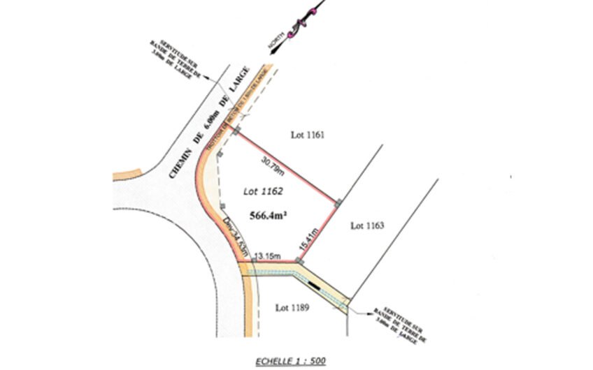 For sale nice residential land at Morcellement Highland Rose.