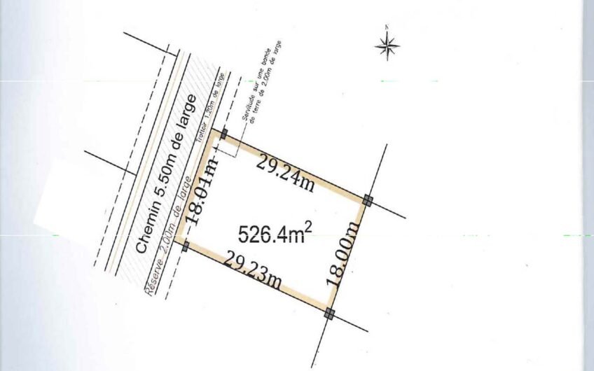 Residential Plot for Sale – Morcellement Lotissement Pierrefonds
